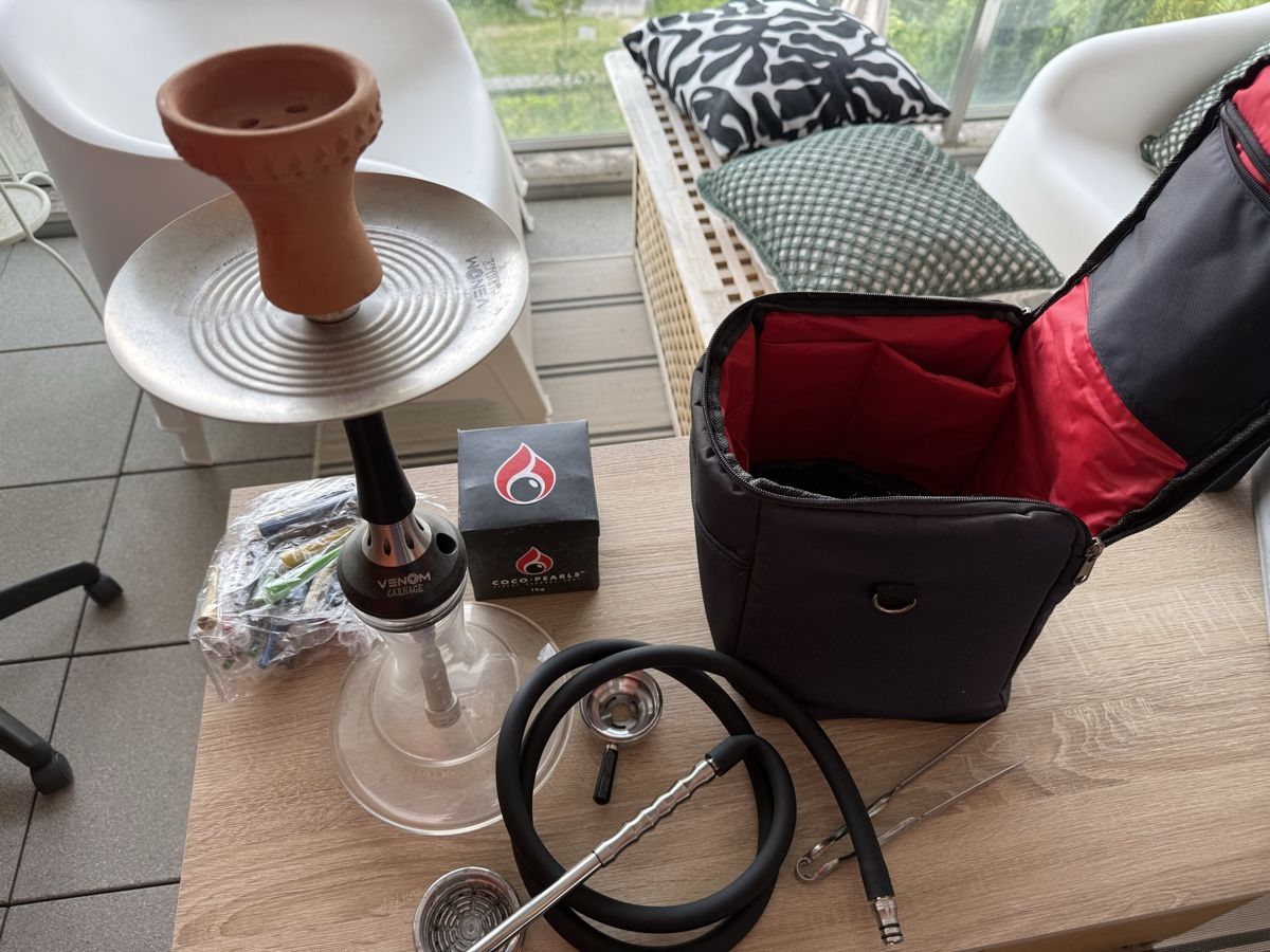 Narghilé: Chicha Venom Carnage complète avec accessoires – Usato da Renens VD venduto da Nuket 1