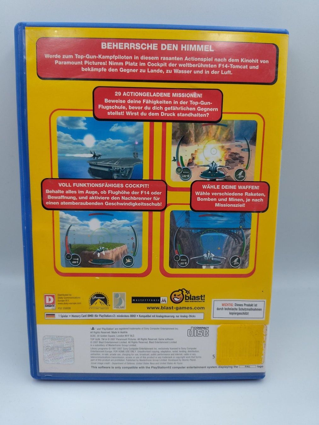 Sony Spiele: Top Gun (Playstation 2 / PS2) – Gebraucht aus Kloten von SuperRetroPixels 1