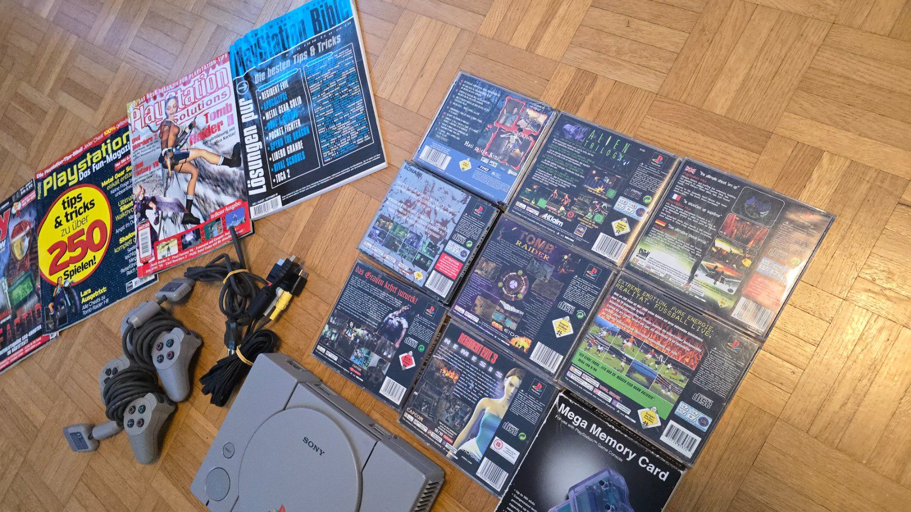Sony Spiele: 🔥 PS1 Konsole + 8 Spiele | Metal Gear Solid | Resident Evil – Gebraucht aus Wallisellen von theblacksheep 1