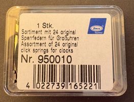 SORTIMENT MIT 24 ORIGINAL SPERRFEDERN FÜR GROSSUHREN