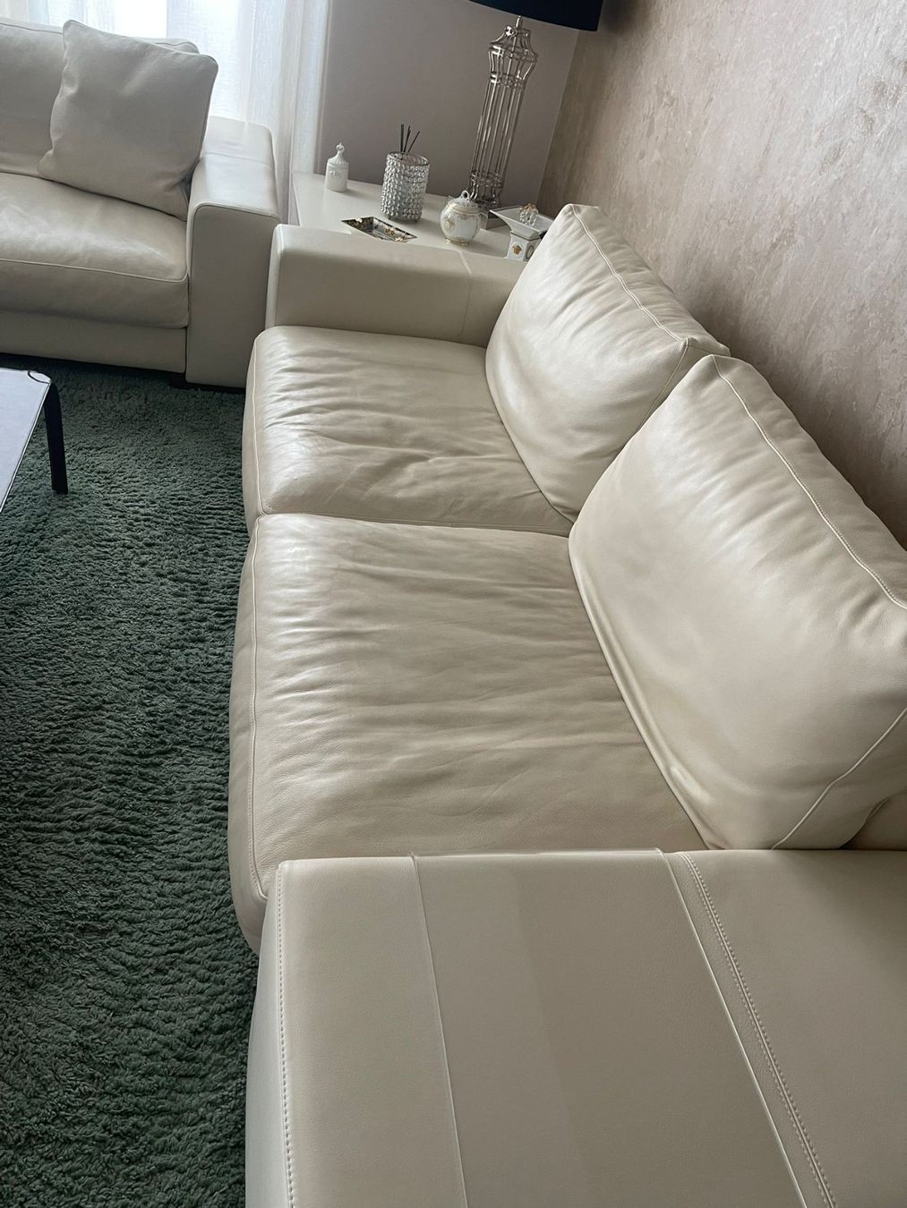 Divani: Polstergruppe Echtleder - Natuzzi – Usato da Dietlikon venduto da Pasquale 1