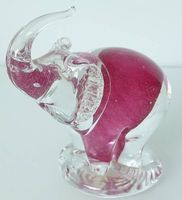 Finnischer Kunstglas-Elefant