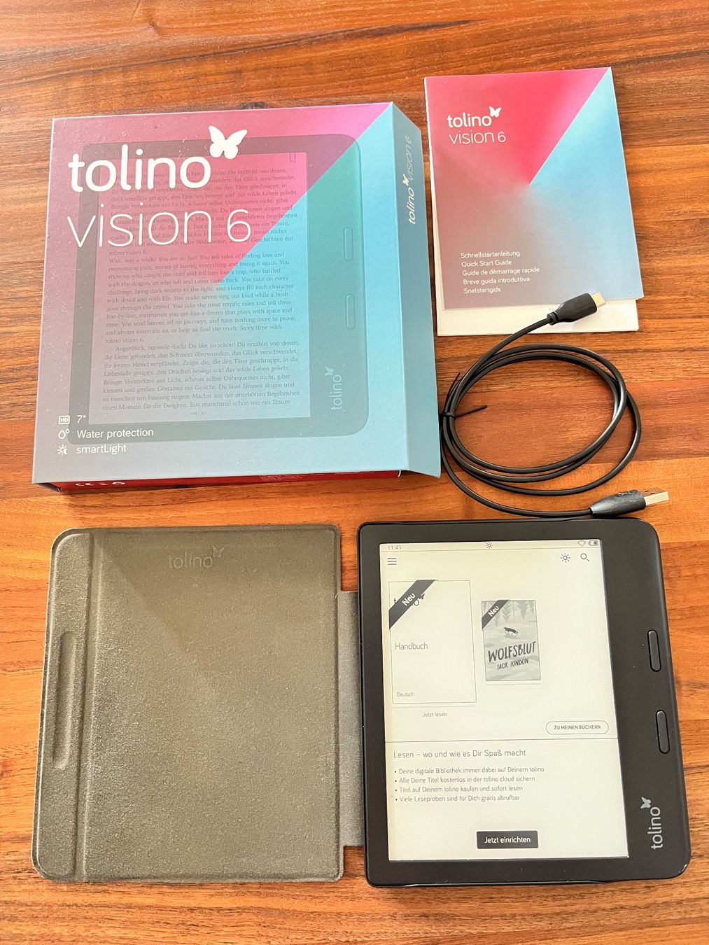 Tolino Tablet PC: tolino vision 6 E-Reader schwarz guter Zustand – Usato da Kerzers venduto da Zonk1 6