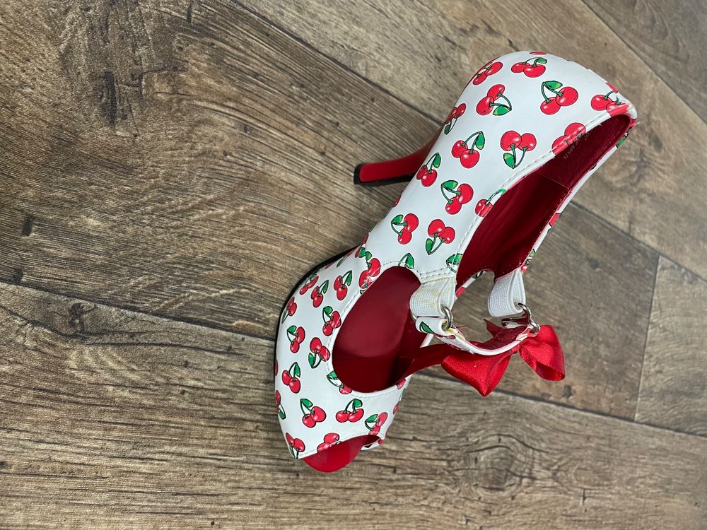 TUK KNOT Ankle Riemchen BOW Pin Up HIGH HEELS Schuhe -  Mintgrün main image 1