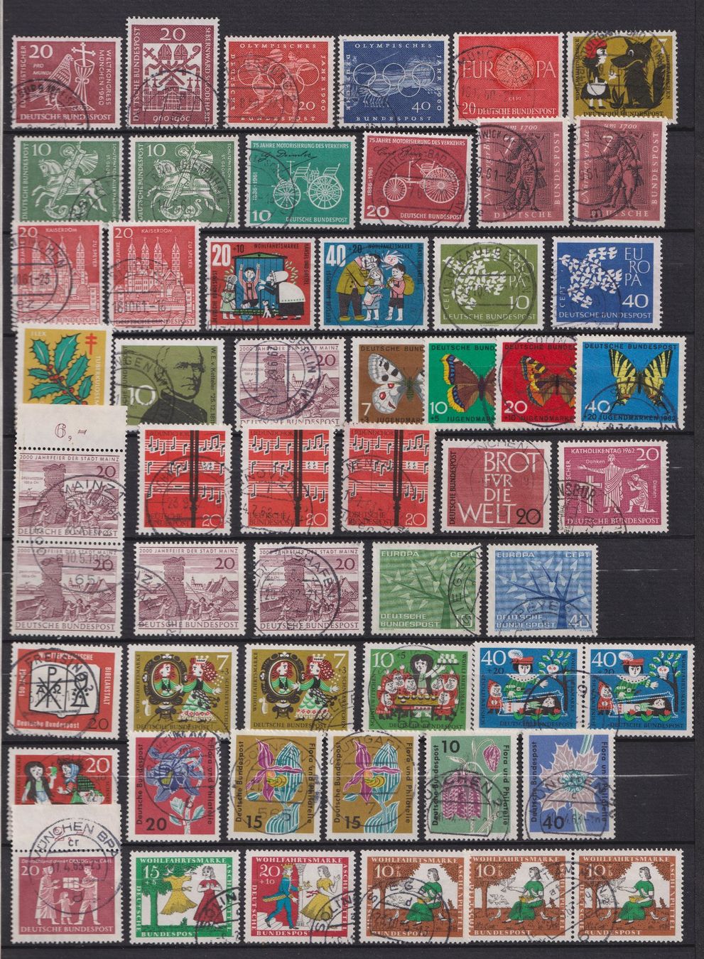 Alle Briefmarken: BRD divers – Gebraucht aus Bellach von qsearch 1
