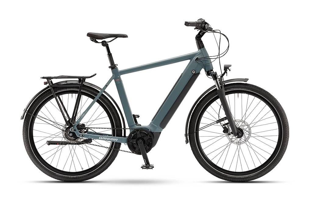 Winora Velos: Winora Sinus R8Ef  High Greyblue matt 2025 – Neu und originalverpackt aus Lausanne von AB-Ebikes 8