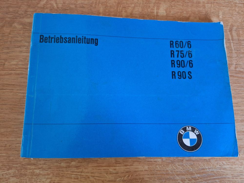 catalogue publicitaire original BMW R60/6 R75/6 R90/6 R90S 1974