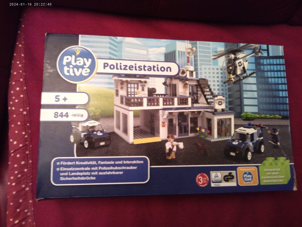 Lego Kit di costruzioni: Playtive Polizeistation 844 Teile - BAUSATZ – Usato da Volketswil venduto da nemo2000