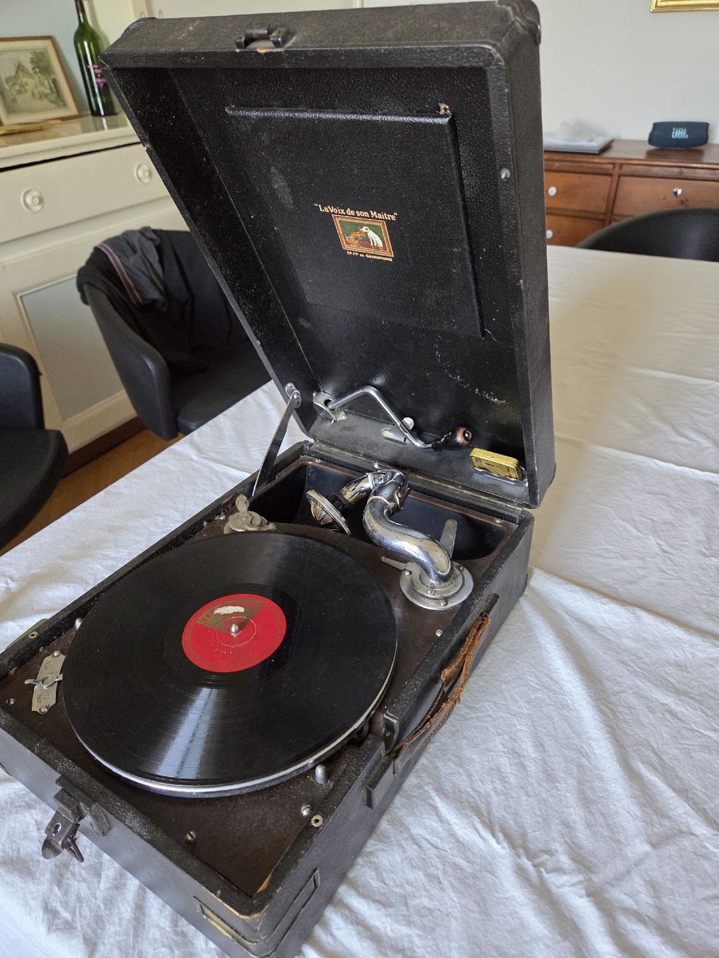 Plattenspieler: gramophone la voix de son maître – Gebraucht aus Neuchatel von sckkj 1