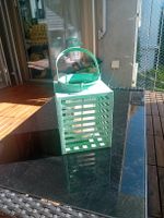 Grüne Laterne mit Kerze Dekoration für Garten Balkon