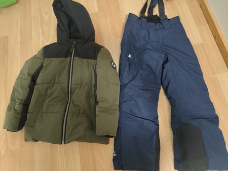 Winterjacke und Schneehose