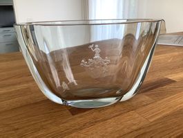 Vase Kristall mit Gravur Designklassiker