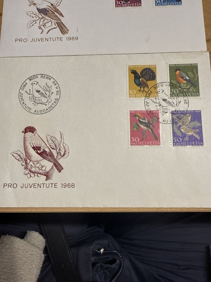 Buste & buste per spedizione: 2 Stk. ersttagskuvert 28.11.1968 und 01.12.1969 – Usato da Messen venduto da Versber 2