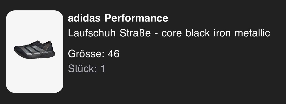Adidas Herrenschuhe: Chaussure de course - Adidas Performance 46 – Gebraucht aus Zürich von yaelfrischholz 6