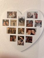 Cadre photos en forme de cœur 