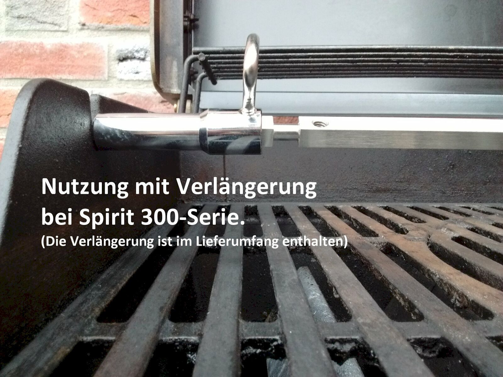 Grillzubehör: Edelstahl Grillspiess Set Weber 200+300 – Neu und originalverpackt aus Bottighofen von zaap 1