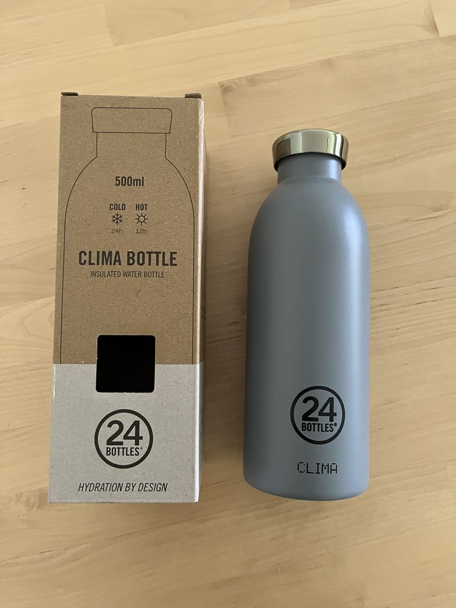 Borracce & Thermos: 24 Bottles Clima Bottle, 500ml, Grau, Neu – Nuovo e nell'imballaggio originale da Dielsdorf venduto da RetroMeister