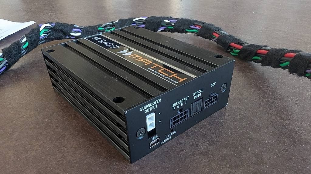 Amplificatori: Match M5.4 DSP + VW & Mercedes Kabel Plug&Play – Usato da Buchs SG venduto da goom7 1