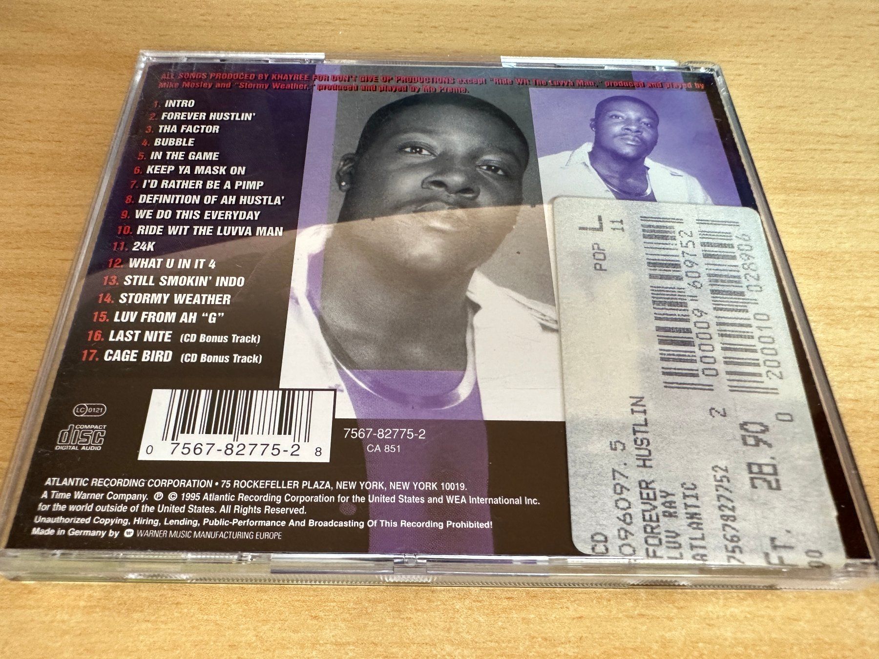 CD: Ray Luv – Forever Hustlin' – Usato da Rikon im Tösstal venduto da Alpenmutz 1