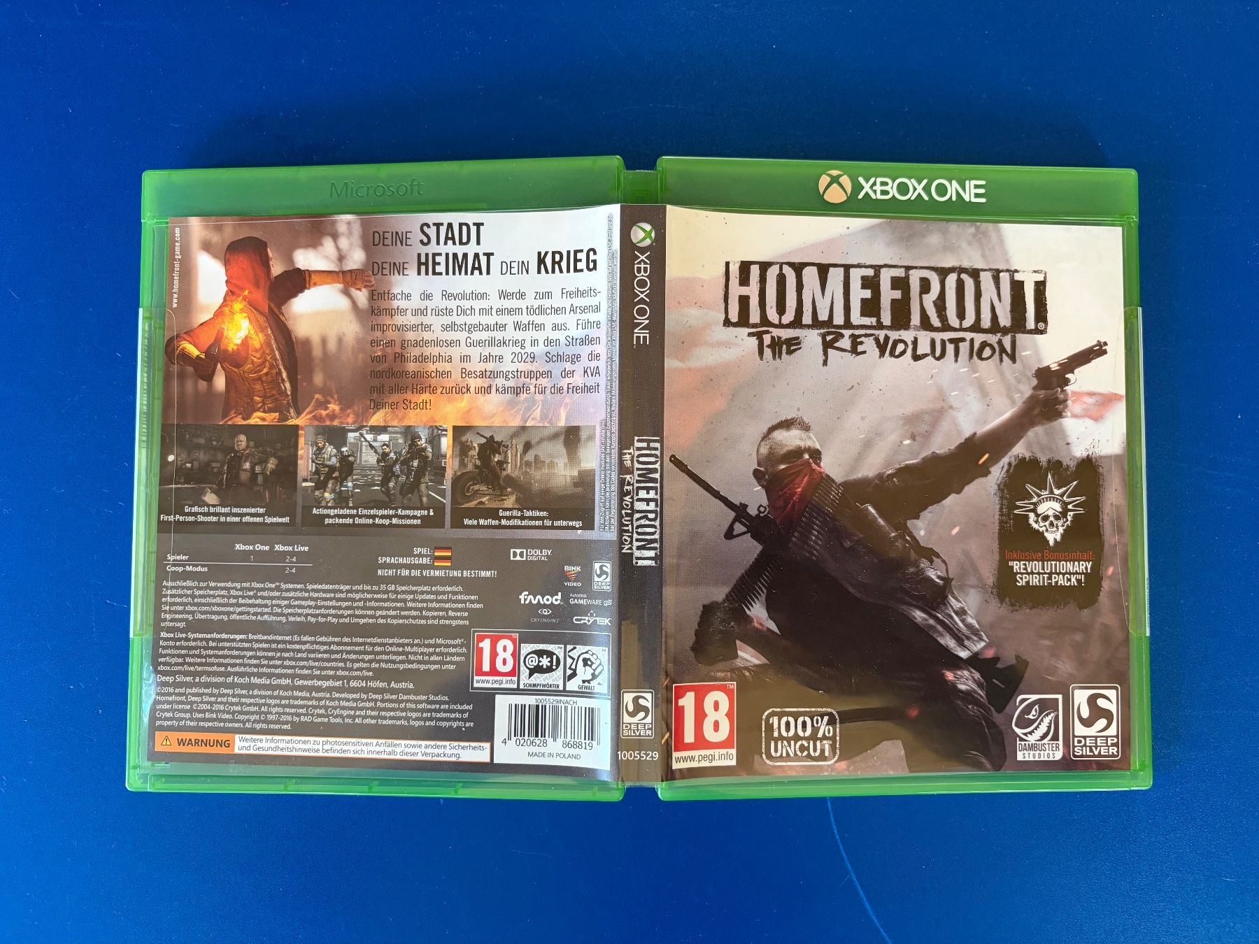 Microsoft Giochi: XBOX ONE Homefront The Revolution – Usato da Chur venduto da irog2021