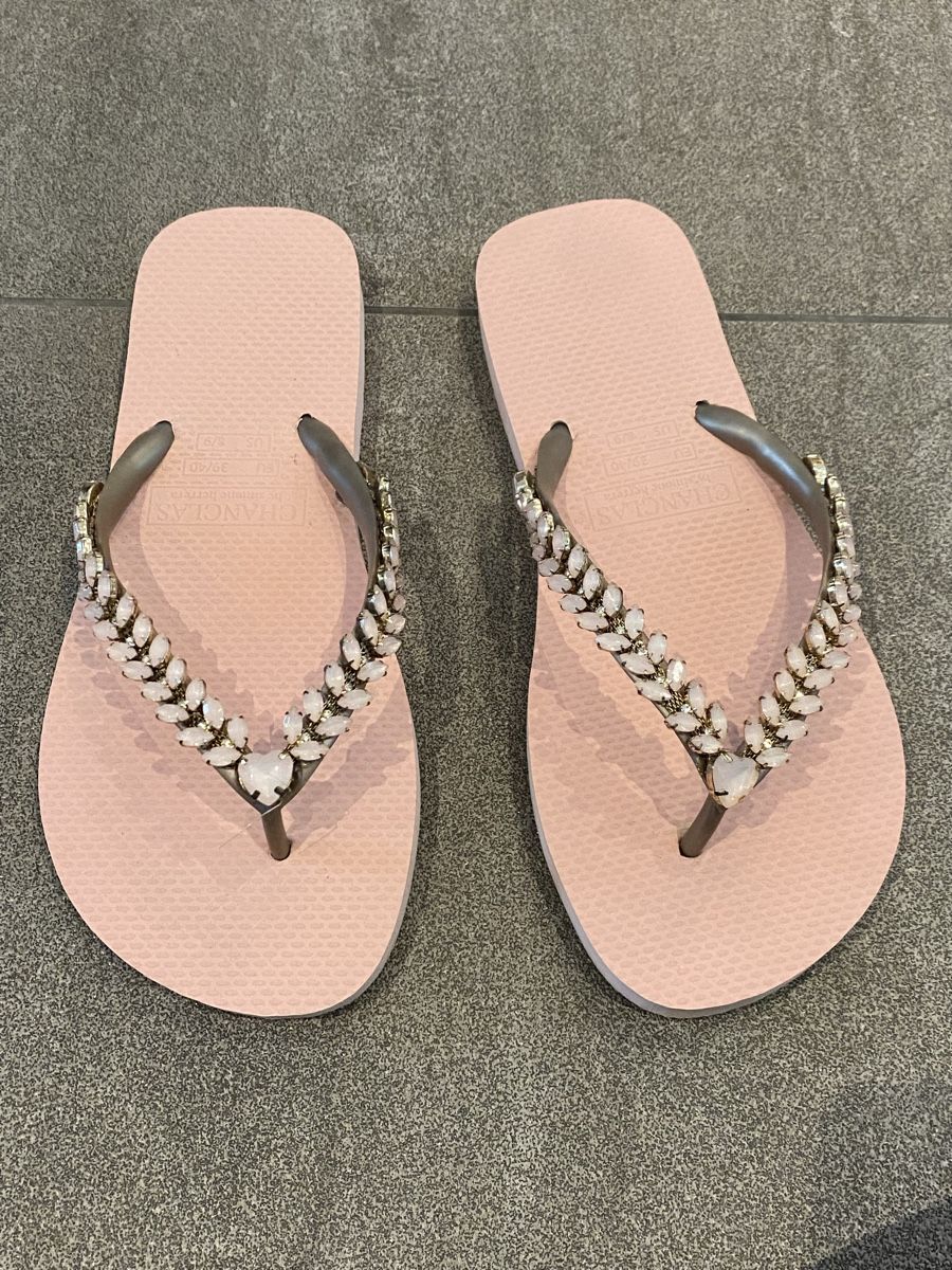 Scarpe da donna: Flipflops / Rosé / Gr. 39/40 – Usato da Wängi venduto da flyaway2see 1