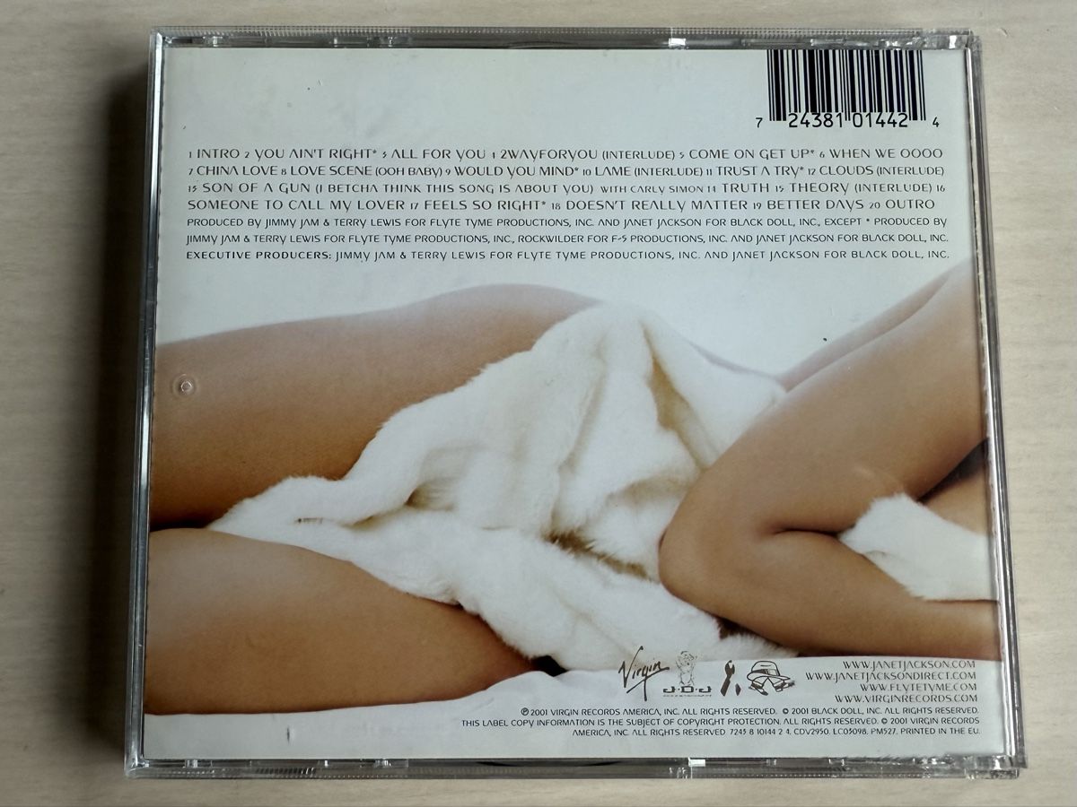CD: Janet Jackson - All For You (CD, 2001) – Usato da Oberried Brienz venduto da Chyara 1