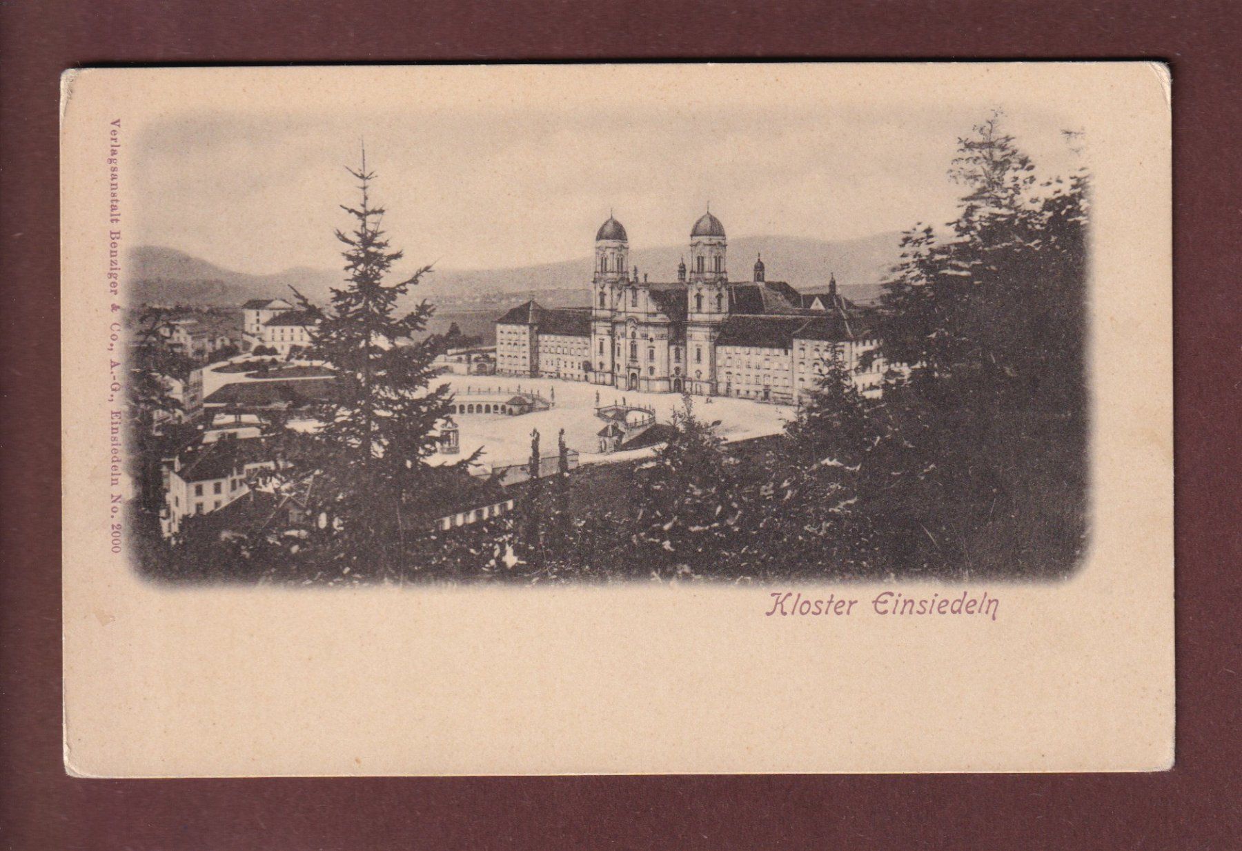 Cartes postales: Kloster EINSIEDELN – D'occasion à Pully par nicecards