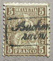 30 Seltener Stempel BUCHENRAIN LU AW Gr. 63