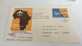 1962 Erstflug Accra -Frankfurt