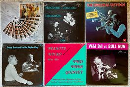 6 LPs JAZZ NEW ORLEANS SWING  TOP ZUSTAND GEWASCHEN