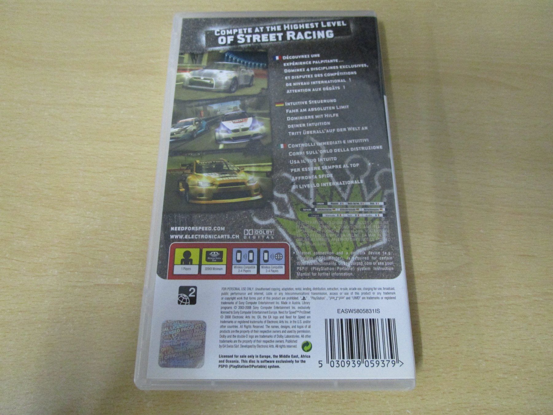Sony Giochi: Need for Speed Pro Street Sony PSP – Usato da Goldau venduto da agestuffer 1