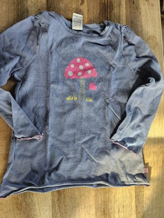 Langarmshirt Sanetta Bio Gr. 104 Pilz🍄 Herbsttop!