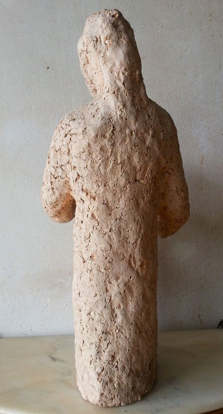 Skulpturen & Statuen: Mutter und Kind, Terracotta, signiert, H = 37 cm – Gebraucht aus Oberriet SG von ganesh435 4