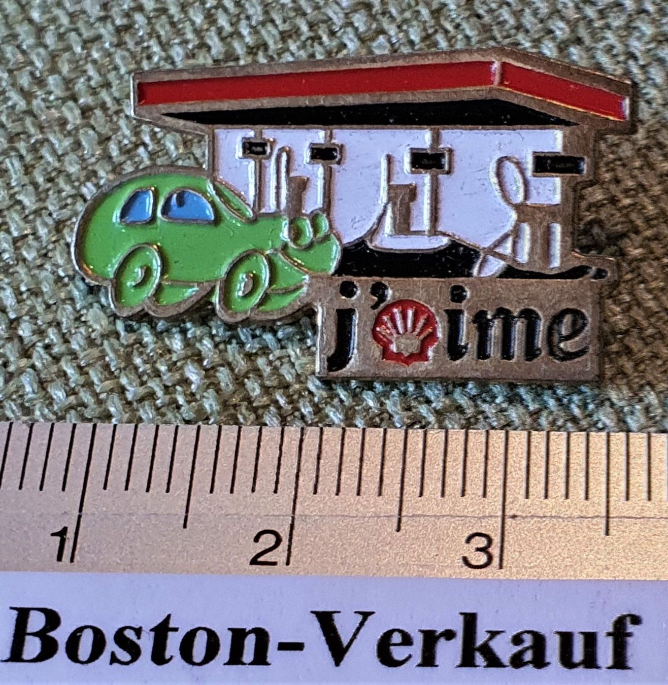 Placchette & Badge: D273 - Pin SHELL Tankstelle Auto – Usato da Reinach BL venduto da Boston-Verkauf 1