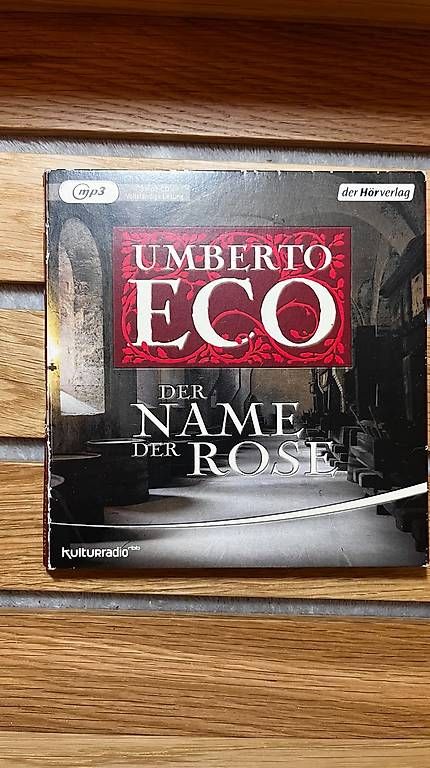 CD: Umberto Eco  Der Name der Rose | 3 MP3-CDs – Usato da Aarau venduto da fij_wn2r