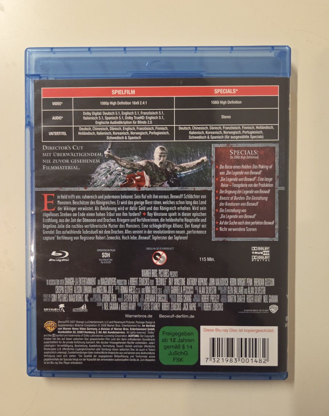 Tutti i DVDs: Die Legende von Beowulf – Usato da Bottmingen venduto da Tomena0214 1