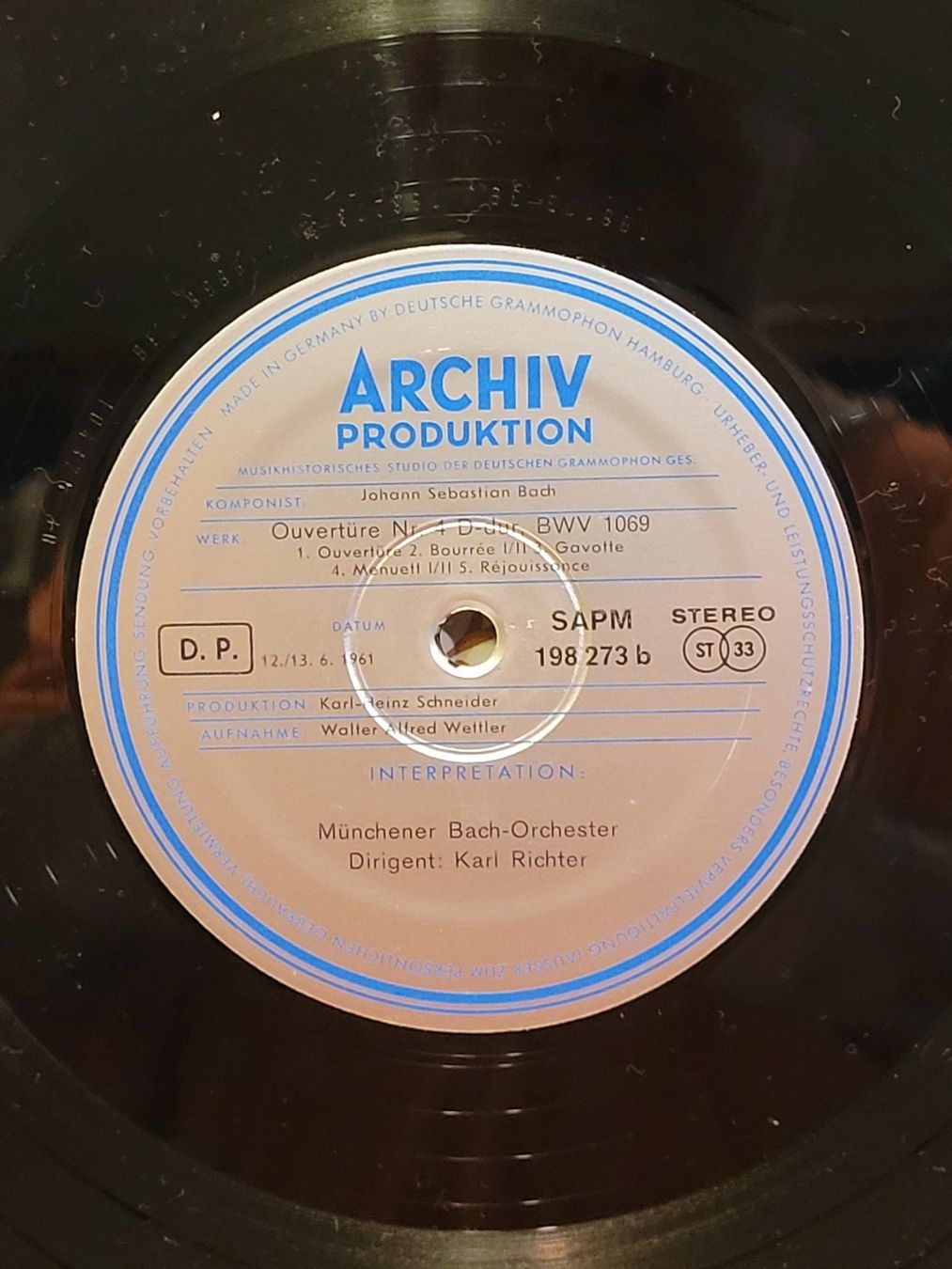 Dischi in vinile: Vinyle Bach - Ouvertures - Archiv Produktion Stereo – Usato da La Chaux-de-Fonds venduto da reu_kx5l 3