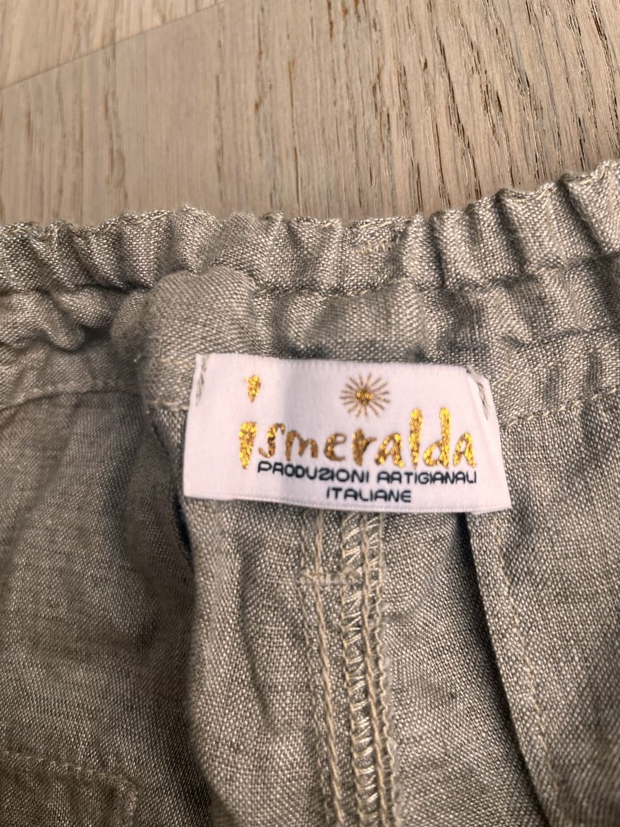 Pantaloni: Ismeralda Leinen-Bermudas, Gr. M, Sommer-Look – Usato da Winterthur venduto da saram26 4