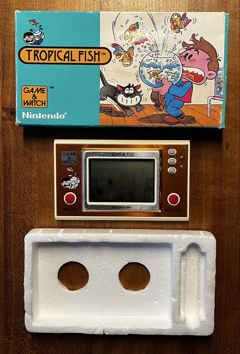 game&watch Console: Game & Watch Tripical Fish mit OVP selten – Usato da Ballwil venduto da Bienenhonig1