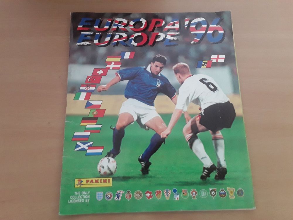 Panini Euro 96 - pochette de 5 stickers
