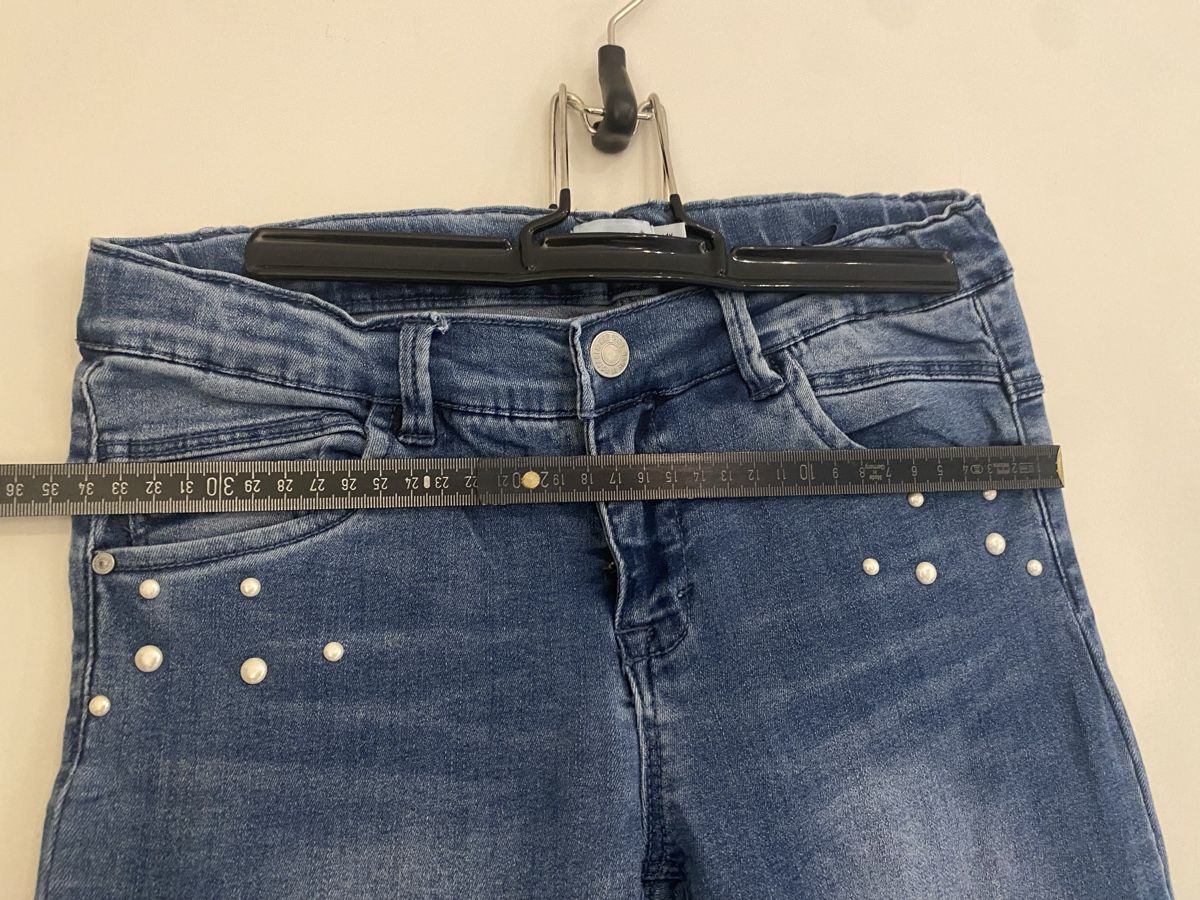 Name It Pantaloni: Mädchen Name it Jeans mit Perlen, Gr. 164 – Usato da Hünenberg See venduto da lar_9zjk 1