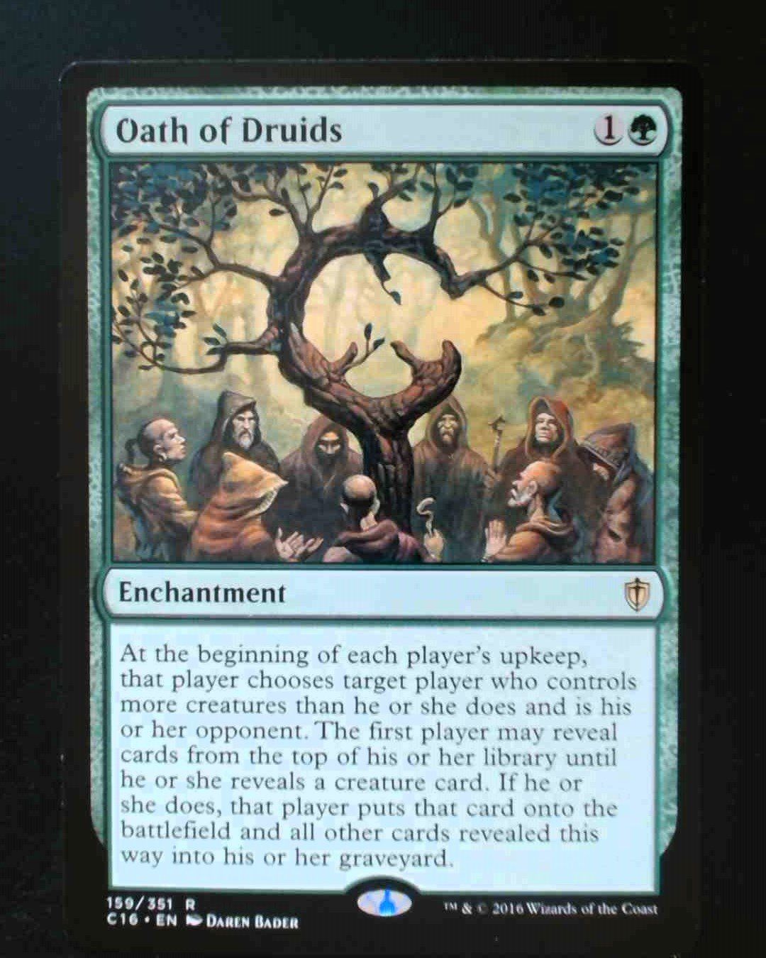 Magic The Gathering Carte collezionabili: Oath of Druids - MTG – Usato da Zürich venduto da Semagets