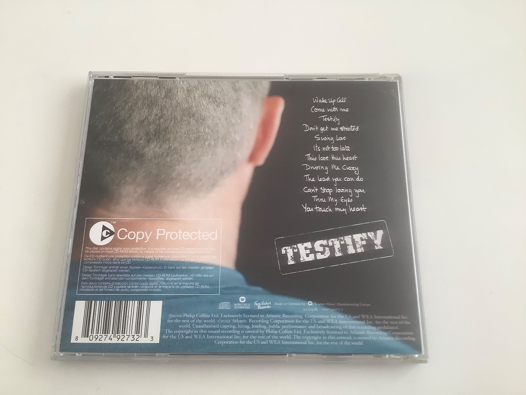 CDs: Phil Collins / Testify / 2002 – Gebraucht aus Dübendorf von Shreck 1