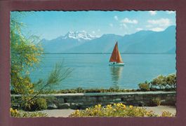 LAC LEMAN - Dents du Midi - 1976