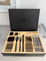 Sola Besteckset Faro PVD schwarz matt 24-teilig neu