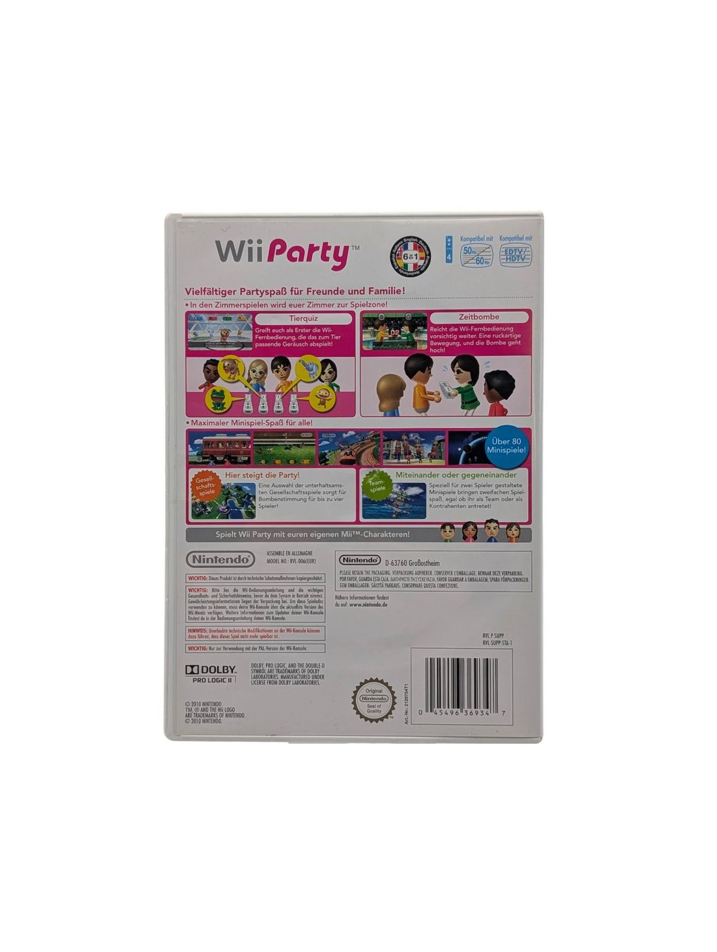Nintendo Spiele: Wii Party Nintendo Wii – Gebraucht aus Domat/Ems von IsseldorsShop 1