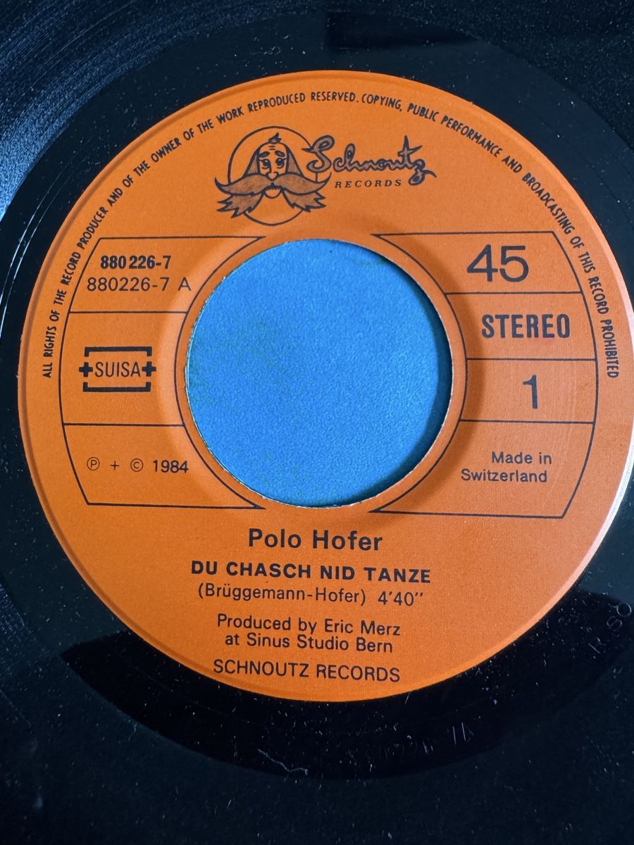 Schallplatten: Polo Hofer Single - Du chasch nid tanze – Gebraucht aus Rothrist von Luckywinner 2