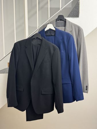 Anzug Zara Slim Fit Blau Grösse 50 Hose 42 Gebraucht