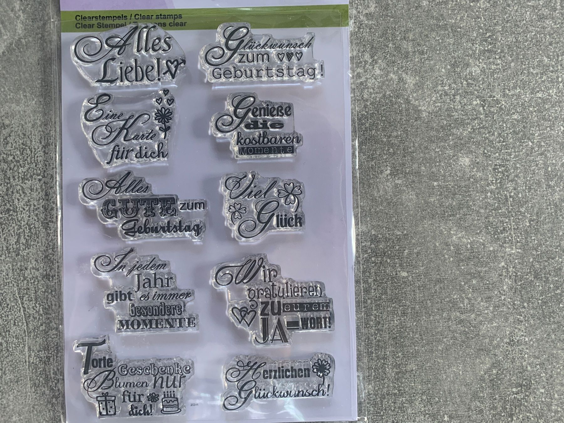 Stempel: Clearstamps – Neu und originalverpackt aus Amriswil von SCHLOSSGEISTLI 1