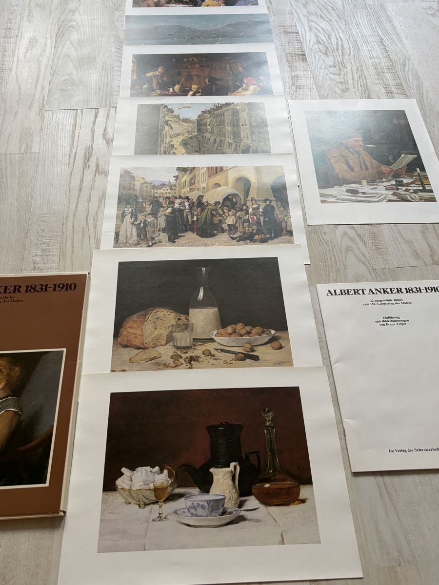 Foto & Immagini: Albert Anker Kunstdrucke Sammlung komplett, 1831-1910 – Usato da Bönigen venduto da muehli302 4